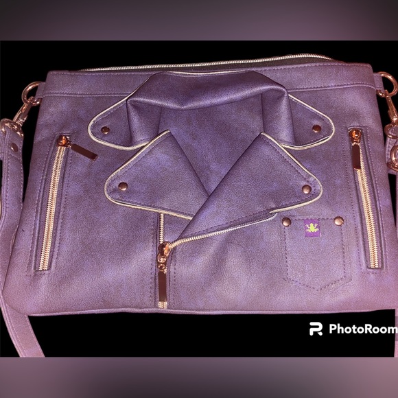 Little Green Frog Handbags - Faux Leather Jacket handbag
